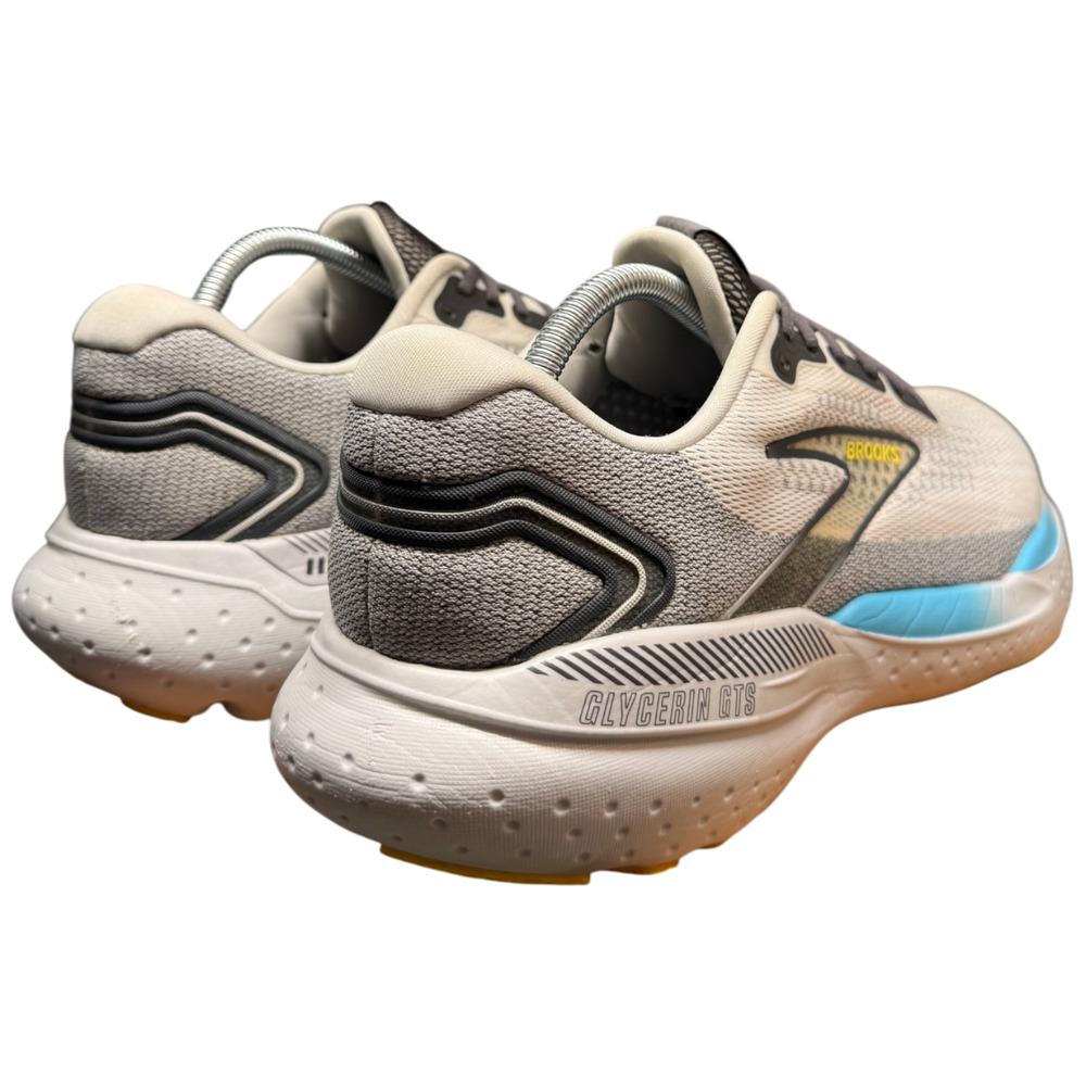 Brooks Glycerin GTS 21 Men 11.5 Sneakers Coconut Forged Iron Yellow Running Shoe - Picture 5 of 14
